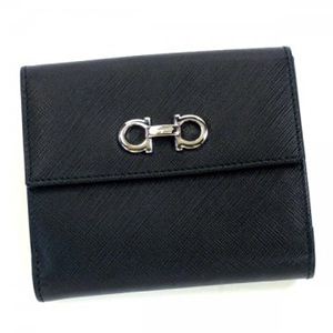 FerragamoitFKj ܂ziKtj GANCINI ICONA VITELL 22A960 433597 NERO